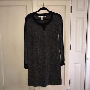 Grey/Black max studio sweater dress